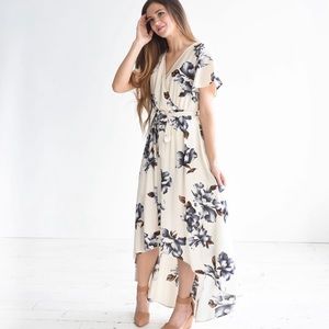 Love Winnie James trlatrla floral high low dress